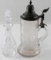 WATERFORD CRYSTAL DECANTER & ETCHED GLASS STEIN