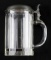 ANTIQUE PSCHORR-BRAU MUNICH CLEAR LIDDED STEIN