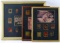 3 FRAMED REPRODUCTION SETS OF EARLY BASEBALL CARDS