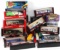 LOT OF ASSORTED NASCAR TRANSPORTERS & CART BANKS