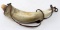 LARGE VINTAGE POWDER HORN W/ ACORN TOP