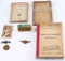 MIXED MILITARIA & OTHER LOT CDV NAVY SURGEON BOOKS