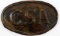 AMERICAN CIVIL WAR BRASS EM CARTRIDGE BOX PLATE
