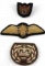 WWII BRITISH MILITARY BADGE LOT OF THREE