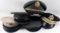 WWII KOREAN WAR USMC & ARMY VISOR CAP LOT OF 5