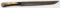 ANTIQUE HORN HANDLE STRALEY FIGHTING KNIFE