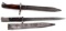 WWI GERMAN AND CZECH MAUSER BAYONET LOT OF 2