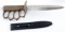 REENACTORS WWI US KNUCKLE DUSTER TRENCH KNIFE