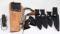 LOT OF KNIFE SHEATHS ONE GUN HOLSTER MULTI TOOL