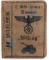 WWII GERMAN THIRD REICH SS PANZER AUSWEIS ID BOOK