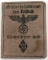WWII GERMAN WAFFEN SS REICHSFUHRER ID BOOKLET