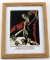 WWII GERMAN THIRD REICH FRAMED PROPAGANDA PRINT