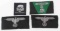 WWII GERMAN THIRD REICH SS INSIGNIA LOT OF FOUR