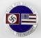WWII GERMAN THIRD REICH AMERICAN BUND PARTY BADGE
