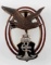 WWI AUSTRIAN NAVY PILOTS BADGE ENAMEL OVER TOMBAK