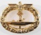 WWII GERMAN THIRD REICH KRIEGSMARINE U BOAT BADGE