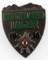 WWII GERMAN 3RD REICH BRONZE 1936 HJ ALPINE BADGE