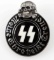 WWII GERMAN THIRD REICH SS MEMBERSHIP BADGE