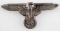 WWII GERMAN THIRD REICH SS OFFICER VISOR CAP BADGE