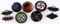 WWII GERMAN THIRD REICH LAPEL PIN LOT OF NINE