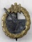 WWII GERMAN KRIEGSMARINE COASTAL ARTILLERY BADGE