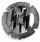 WWII GERMAN THIRD REICH SS SPORTS RUNE BADGE