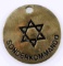 WWII GERMAN JEWISH SONDERKOMMANDO ID TAG