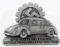 WWII GERMAN 1938 VOLKSWAGEN VW PLANT WORKS BADGE