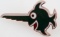 GERMAN WWII THIRD REICH U BOAT SWORD FISH BADGE