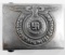 WWII THIRD REICH GERMAN WAFFEN SS BELT BUCKLE RZM