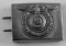 WWII GERMAN SS SCHUTZ STAFFEL EM BELT BUCKLE