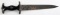 GERMAN WWII WAFFEN SS 2/3 SIZE EM DAGGER