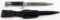 WWII GERMAN ARMY ETCHED BAYONET PACK & SOHNE