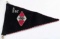 WWII THIRD REICH GERMAN HITLER YOUTH PENNANT
