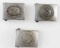 LOT 3 WWII GERMAN BELT BUCKLES LUFTWAFFE POLICE SA