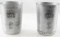 WWII GERMAN SET OF 2 WAFFEN SS ALUMINUM CUPS