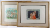 2 LIMITED EDITION EDNA HIBEL SIGNED LITHOGRAPHS