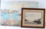 SEASCAPE WATERCOLOR & IMPRESSIONISTIC OCEAN