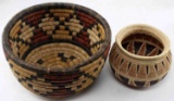 HAND WOVEN PANAMANIAN WOUNAAN GEOMETRIC BASKETS
