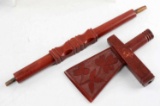 NATIVE AMERICAN CATLINITE SMOKING PIPE
