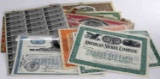 LOT OF OLD BONDS AND STOCKS WITH BOND COUPONS