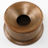 ANTIQUE BRASS SPITTOON FRED K. SHARP 1885