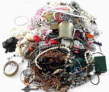 15.4 POUNDS OF UNSEARCHED COSTUME JEWELRY