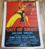 OUT OF SIGHT MOVIE POSTER SIGNED BY ELMORE LEONARD