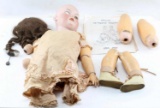 ARMAND MARSEILLE BISQUE HEADED 19TH CENTURY DOLL