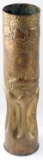 WWI US ARMY ARTILLERY SHELL TRENCH ART VASE