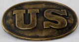 AMERICAN CIVIL WAR UNION US CARTRIDGE BOX PLATE