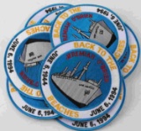 US NAVY SS JEREMIAH O BRIEN D DAY POCKETPATCH LOT