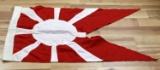 WWII JAPANESE NAVY SENIOR OFFICER ON BOARD PENNANT