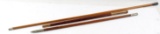 WWI OFFICER SWAGGER STICK LOT OF THREE